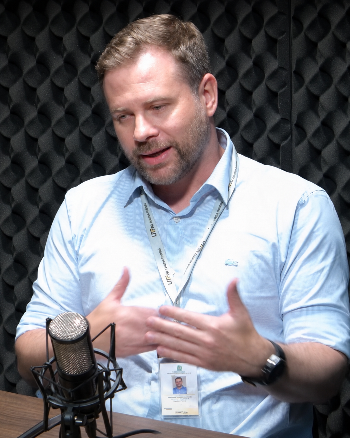 Entrevista no estúdio da UTFPR Curitiba POD
